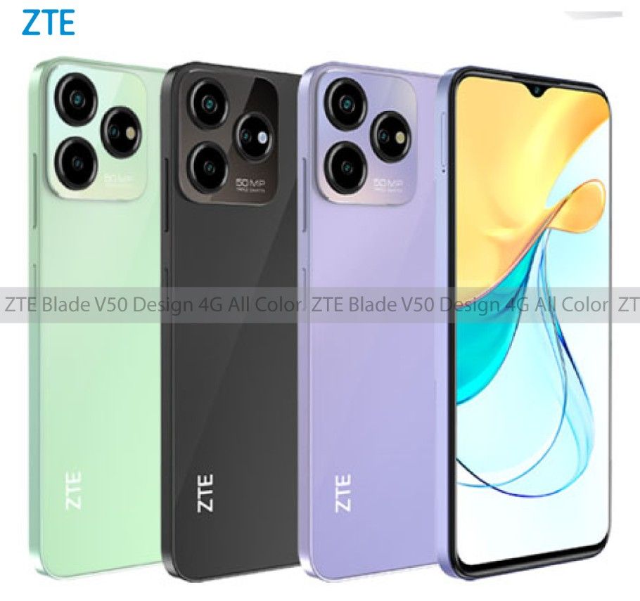 REFURBISHED ZTE BLADE V50D – 50MP AI REAR CAMERA | 4GB RAM + 128GB STORAGE | LONG-LASTING 4500MAH BATTERY