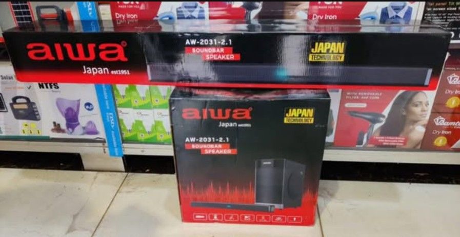 AIWA SB-2031 2.1-CHANNEL SOUNDBAR SYSTEM – 150W POWER, WIRED & WIRELESS PLAYBACK