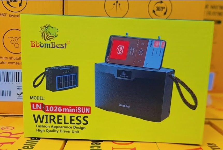 BOOMBEST LN1026 MINISUN PORTABLE WIRELESS SOLAR BLUETOOTH SPEAKER