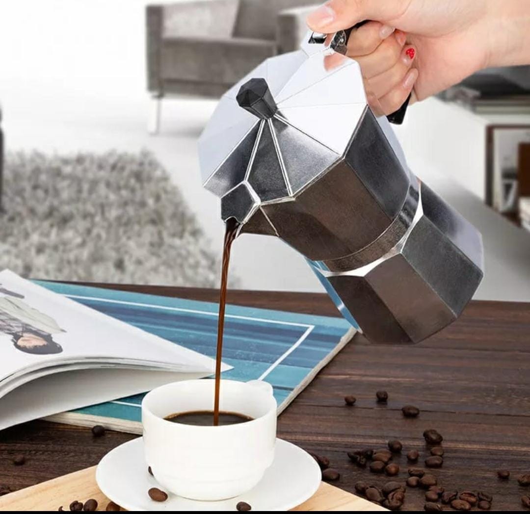 🎀RESTOCKED🎇Aluminum Italian Coffee Maker Brewing Pot Moka Latte Expreso🎀Capacity: 9 Tazas
Aluminum
Coffee Pot Type: Moka Pots
100% New
High Quality
Novel style
Strong And Sturdy