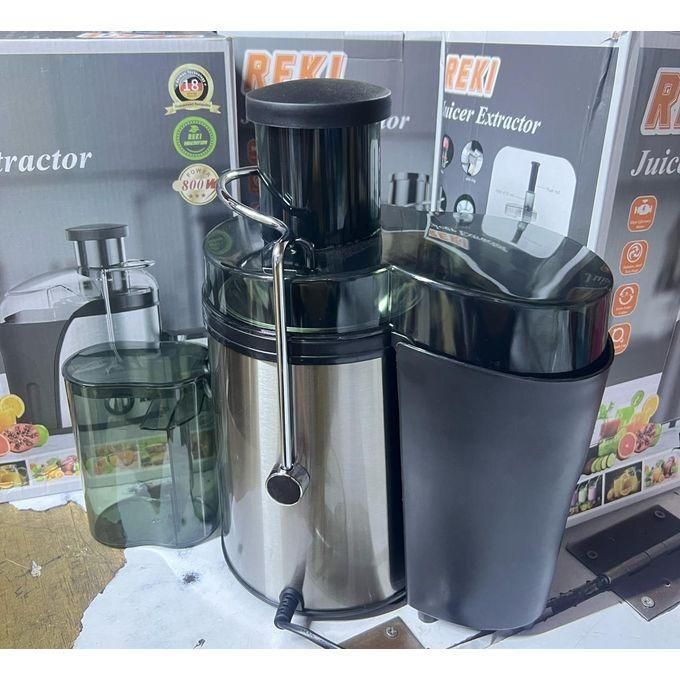 🤓 New arrival at best Prices ever 😃REKI RK Quality 800 Watts Juicer Making machine whole fruit and vegetable Juice Extractor😶‍🌫️Powerful motor for mixing and grinding

Large food tube for insertin
