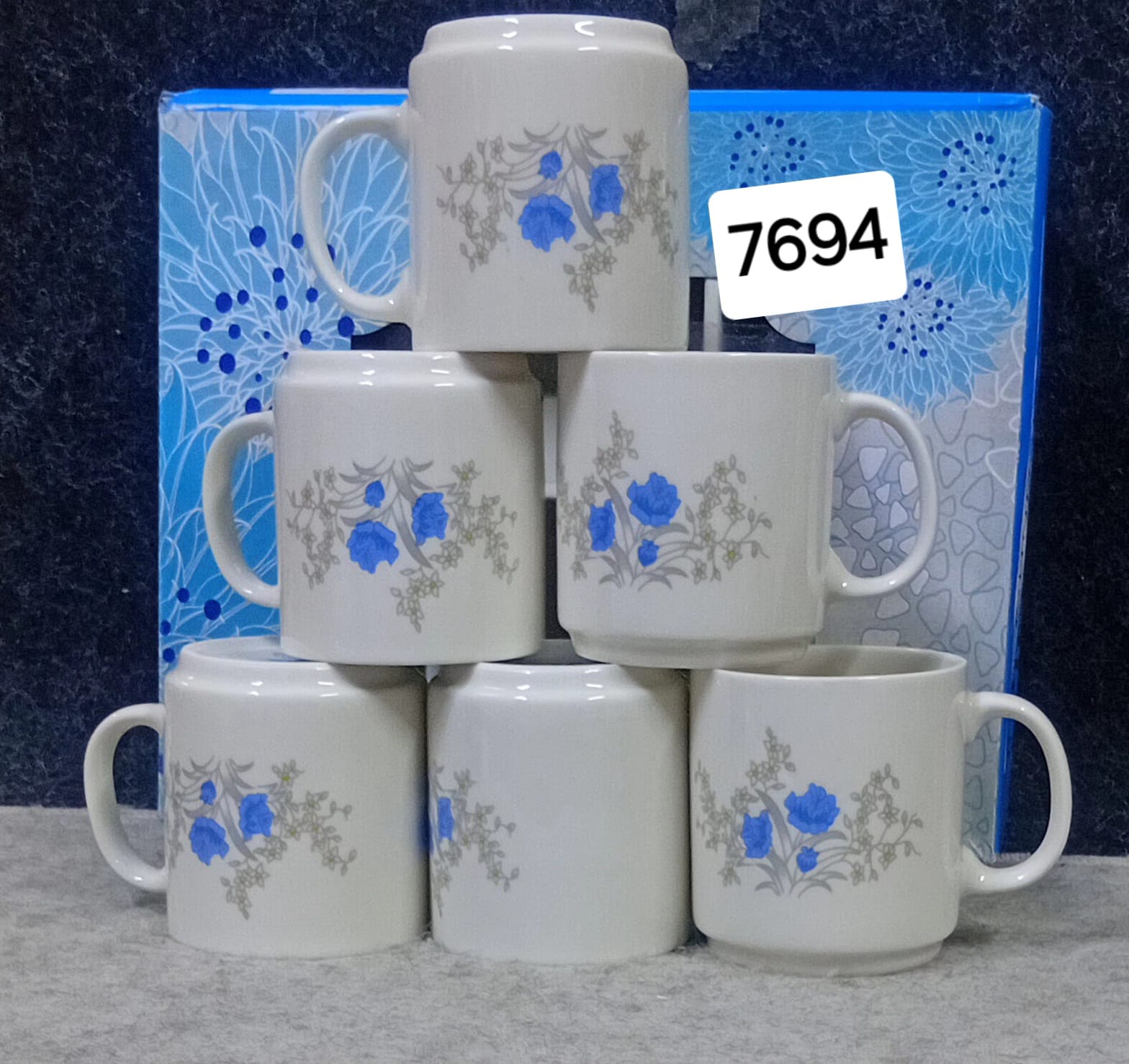 🔆Gift pack🎀Elegant Mugs/Cups For Tea/Coffee-Set(6pcs)🎉Strong ceramic mugs in big value pack of 6 provide insulation to keep drinks warmer for longer
Made with thick comfortable grip ergonomic handl