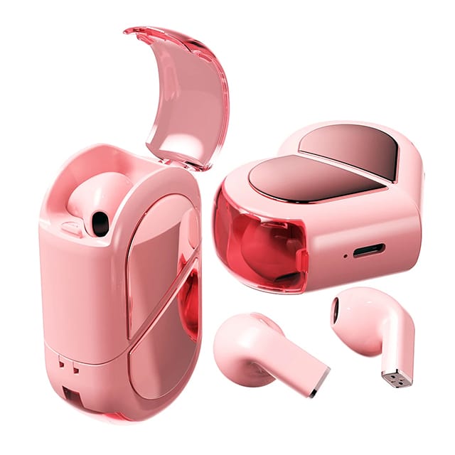 K520 pods 🧶Bluetooth Headsets Wireless Pods Pro Earpods Earphones.🎀Open the package, peel off the blue insulation film on the headphones, the left and right earbuds out in the charging bin. The head