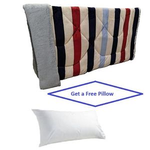 Single TC Woolen Duvet Blanket, Soft & Warm – 4x6 / 5x6 with Free PAIR OF Pillow🔥Enjoy cozy nights and peaceful sleep with this luxuriously soft woolen duvet blanket. Designed to provide maximum warm