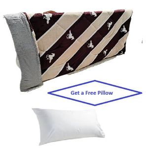 Single TC Woolen Duvet Blanket, Soft & Warm – 4x6 / 5x6 with Free PAIR OF Pillow🔥Enjoy cozy nights and peaceful sleep with this luxuriously soft woolen duvet blanket. Designed to provide maximum warm