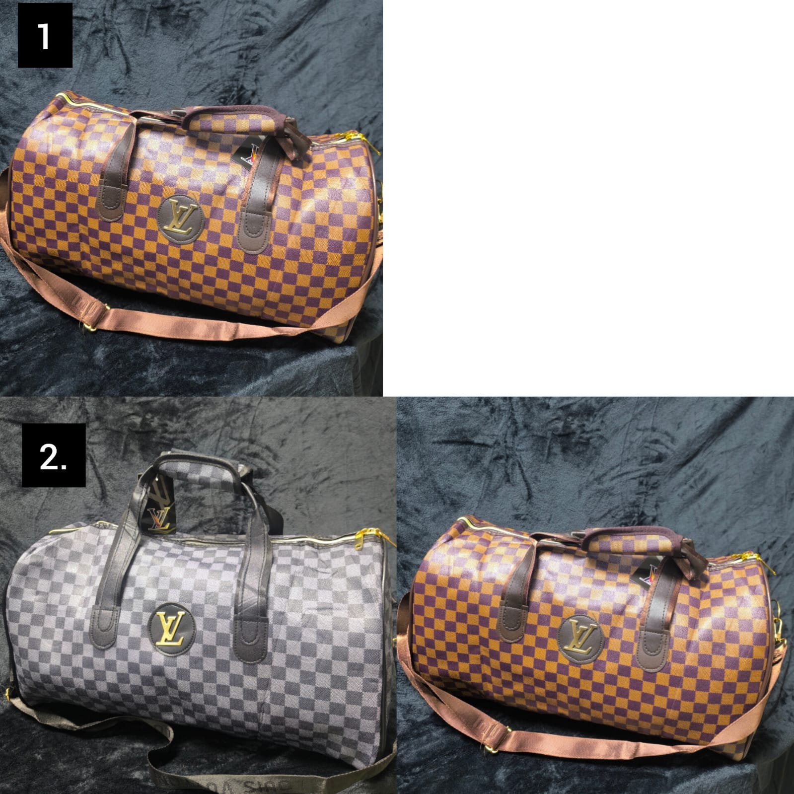 ▪️ Offer price‼️High Quality Leather Duffel Bag 

▪️Big Size:44cm*26cm*22cm
▪️Ideal for vacations, business trips e.t.c.
▪️Travel in style✈️.