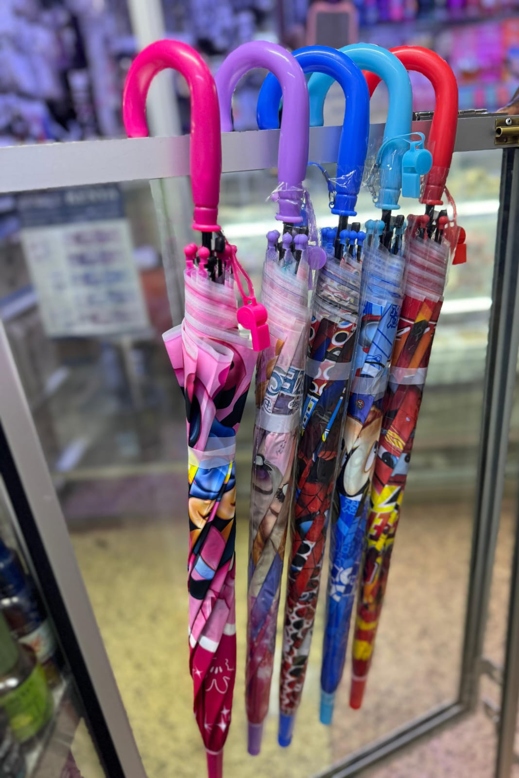 RESTOCKED🦋Automatic Opening Cute Cartoon Girl Theme Straight Umbrella For Kids🥰Once taken care of can last for a while although we cannot guarantee since they are particularly meant for kids who lov