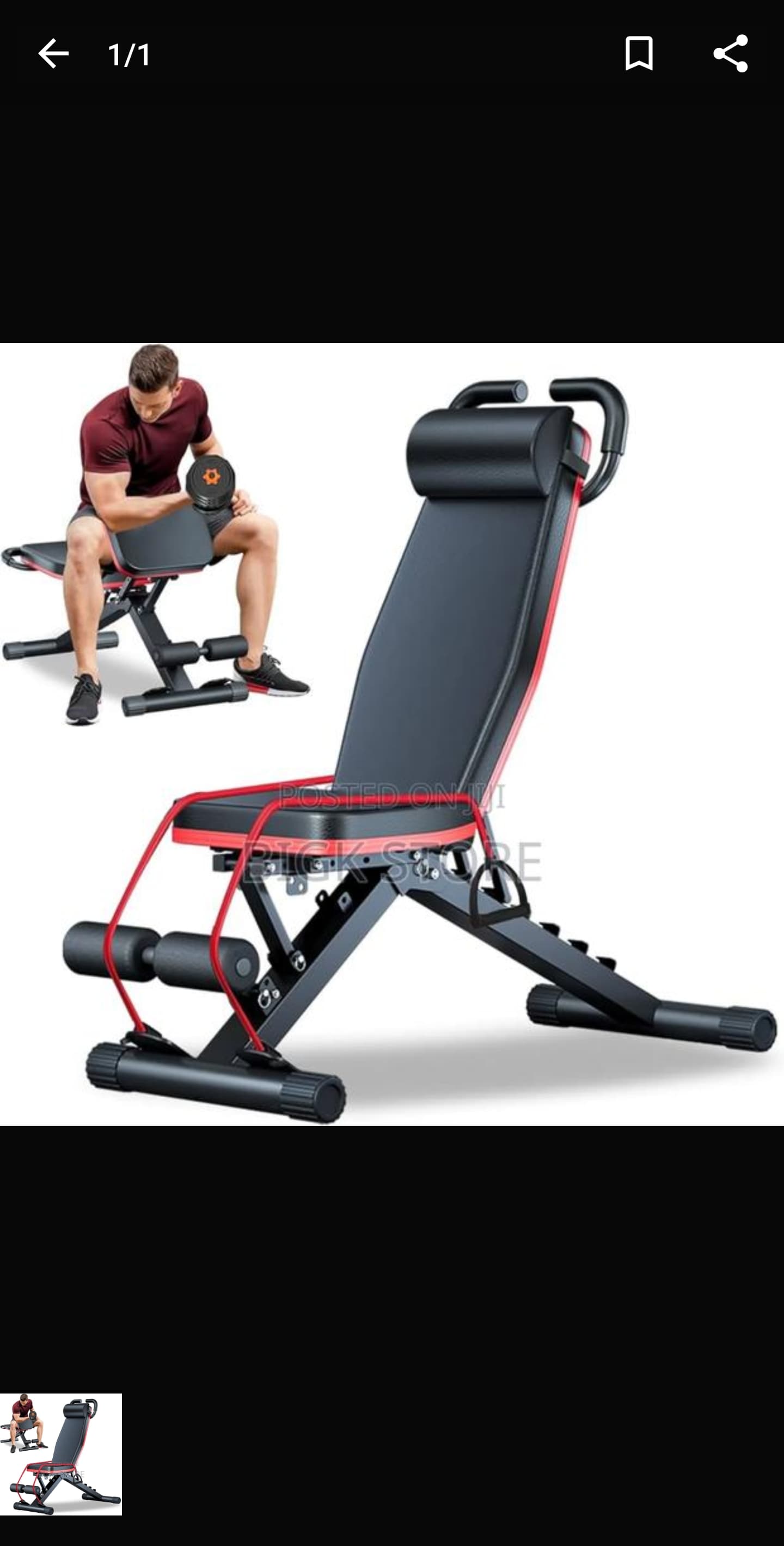 MASSIVE OFFER🦋Gym bench,Adjustable weight bench🕸️high-performance multifunctional weight bench is the perfect addition to any home gym. Built with a durable steel frame and high-density foam padding