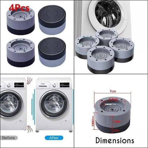 STOCK CLEARANCE OFFERS 🎉 🔥 Universal Shock And Noise Cancelling Anti-Vibration Pads High-quality material: environmentally friendly rubber, strong weighing, reinforced keel bars, anti