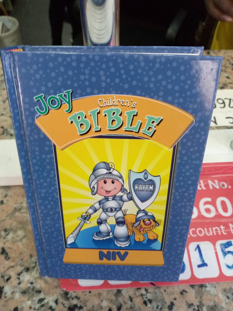KILIMALL BOOKS NIV JOY CHILDRENS' BIBLE.The New International Version (NIV) Childrens' Bible is a complete Bible with both the old and the New Testament. The  Bible was designed with the world of chil