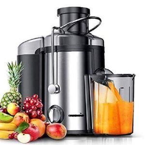 🔅GLAM YOUR EXPERIENCE 🔅SILVER CREST Quality 800 Watts Juicer Making machine whole fruit and vegetable Juice Extractor.Easy to assemble individual parts
✅Dishwasher
✅Cable rewind
✅Safety clips
✅Non-s