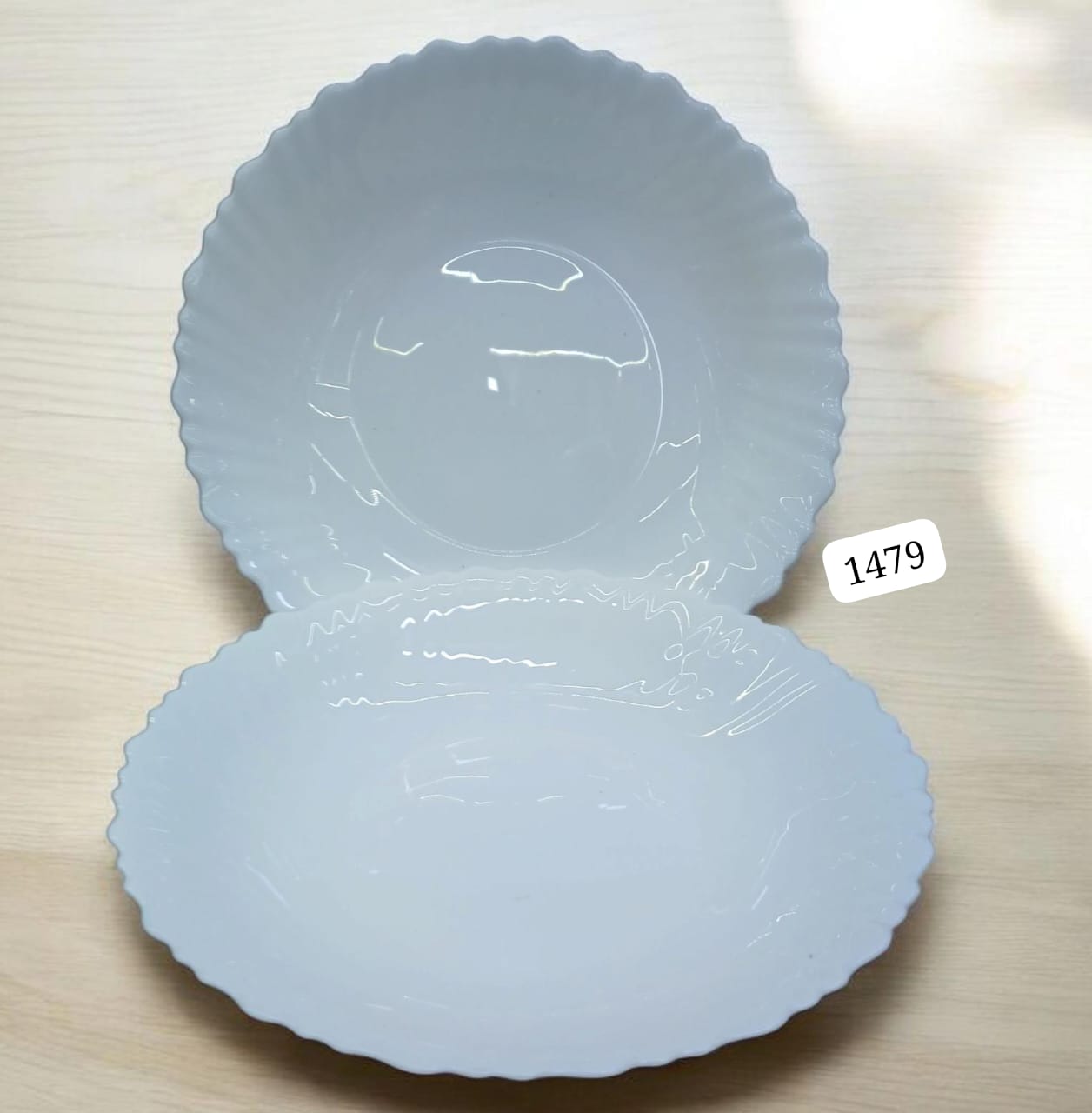 🥕BEST QUALITY 🥕Ceramics 9.5 inch deep plate 6pcs.Beautiful dinner plates
Set of 6 pcs
Easy to clean
Microwave safe
Perfect for gifting