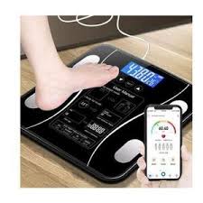☑️▪️NEW IB▪️☑️Smart Digital Personal Weight Scale – Accurate LCD Body Weighing Machine for Home Fitness and Health Tracking – Sleek Design, Auto On/Off, Tempered Glass Platform – Up to 180kg Capacity