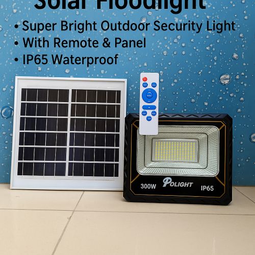 🎇Dp Light 300W Solar Floodlight – Super Bright Outdoor Security Light with Remote & Panel🎇High Brightness 300W LED – Lights up large outdoor areas with clear white light.
☀️ Efficient Solar Panel –