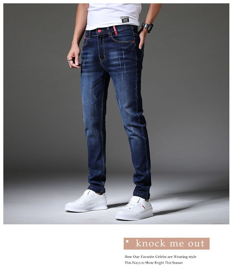 Fashion Mens Jeans Trousers Casual Latest Jeans-
