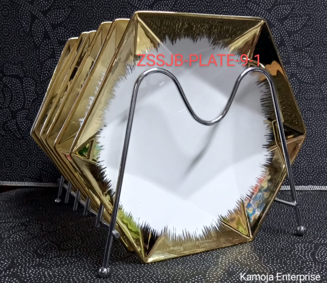 Ceramic Dinner Plates, Set Of 6 Pieces  The modern kitchen needs the right kitchen utensils and appliances to create an inviting atmosphere. We brings you this perfect dinner plate with a premium qual