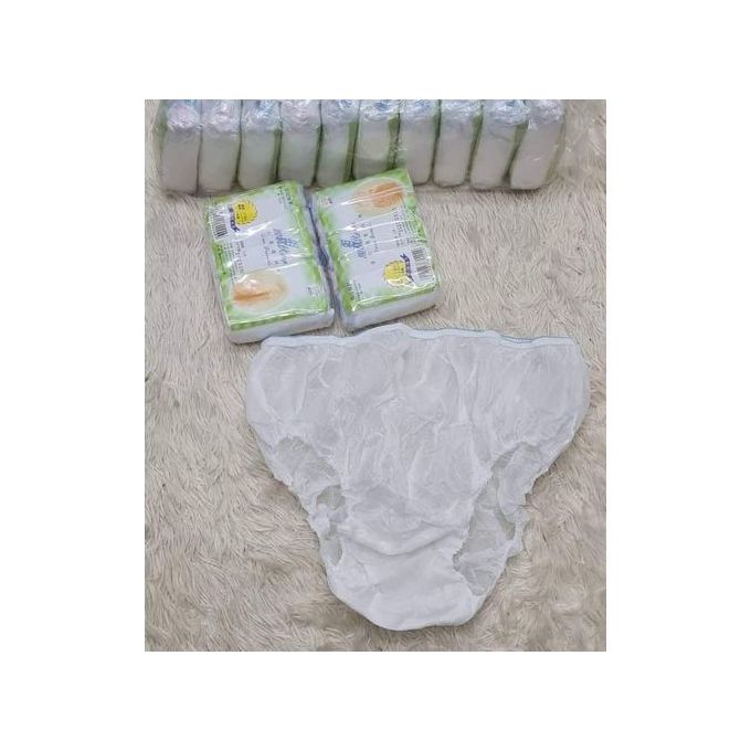 Set Of 10PCS Disposable Absorbent Maternity Panties  The cotton underwear is soft, breathable, skin-friendly, faceless and not easy to deform.
Low waist underwear is comfortable to wear without restri