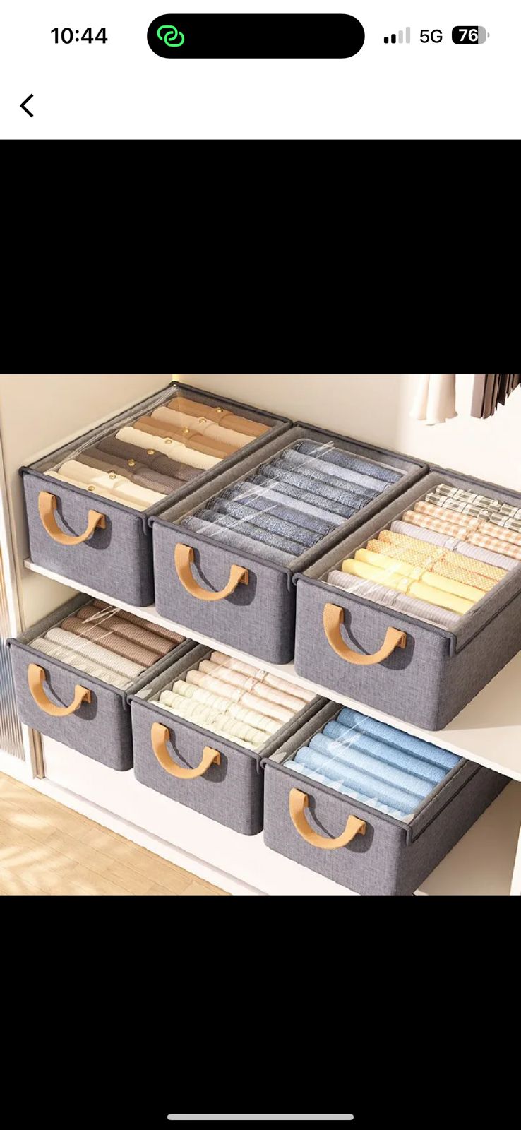 Clothes organizer The foldable shelf storage bin is super easy to assemble and fold up. Simply put on or fold down the steel frames on the sides. Fabric nursery bins for organizing takes up little spa