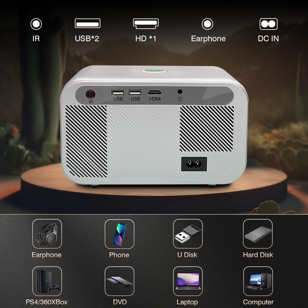 X9 Pro Full Hd 1080P Home Theater Proyector Movie Video Projetores Android Smart BT Wifi 4K Portable Mini Projector