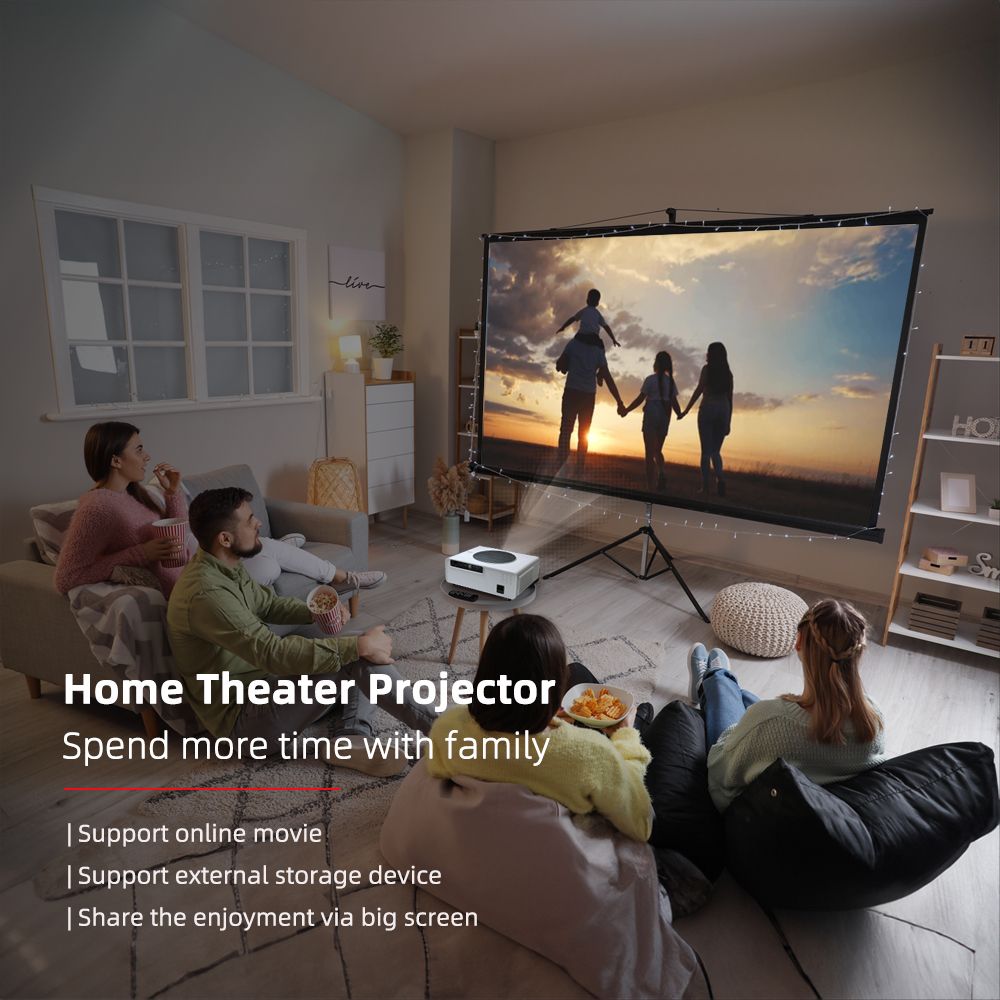 X9 Pro Full Hd 1080P Home Theater Proyector Movie Video Projetores Android Smart BT Wifi 4K Portable Mini Projector