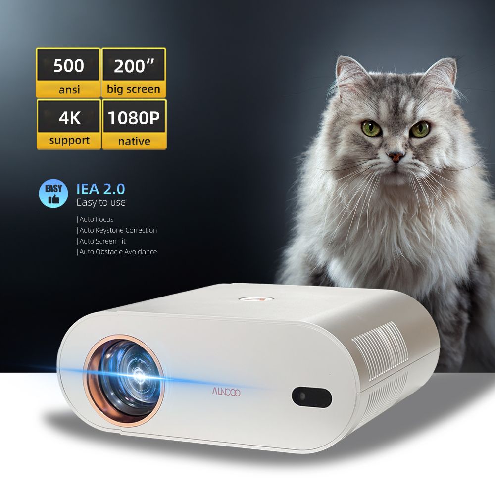 D7W Portable Mini Hd 1080P 4K Outdoor Home Theater Beamer Led Android Smart Bluetooth Wi-Fi Video Movie Cinema Lcd Projector