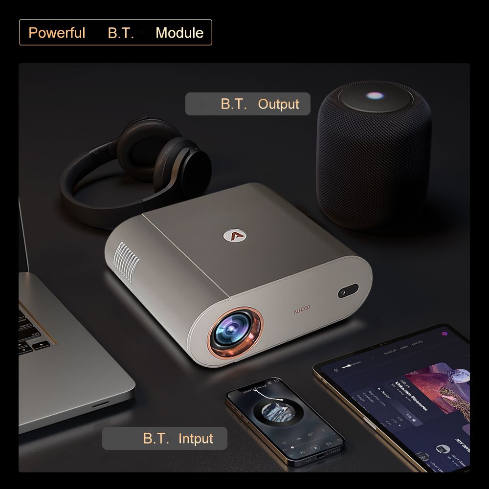 D7W Portable Mini Hd 1080P 4K Outdoor Home Theater Beamer Led Android Smart Bluetooth Wi-Fi Video Movie Cinema Lcd Projector