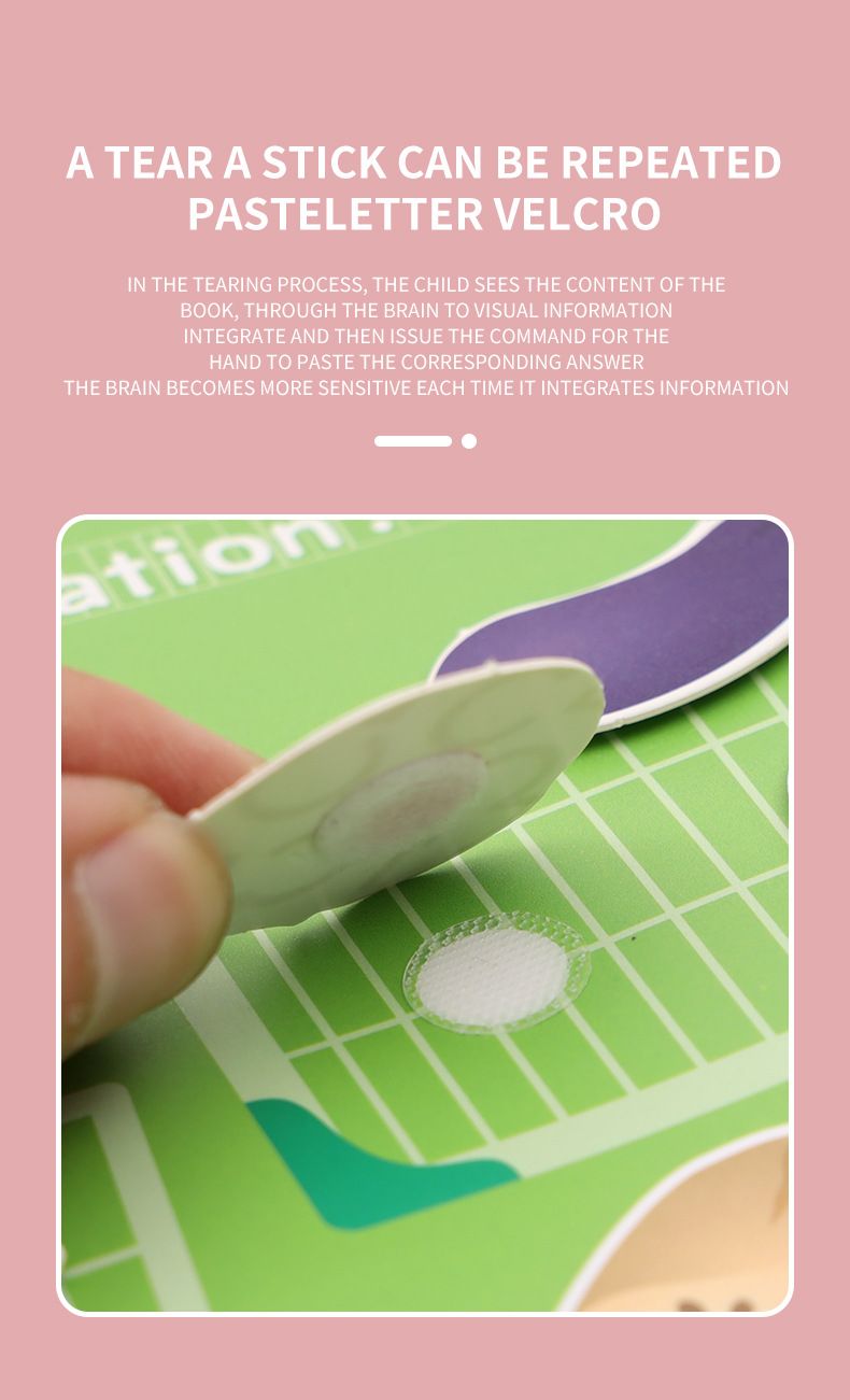 Montessori DIY Busy Books with Velcro – Reusable Educational Toddler Activity Books for Travel, Waiting Rooms, and Daily Learning