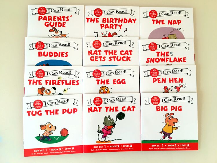 "I Can Read!" Help your child discover the joy of reading with these first Phonics Set. This 12-book collection of 7 Different Sets is designed to build strong phonics skills and boost early literacy.