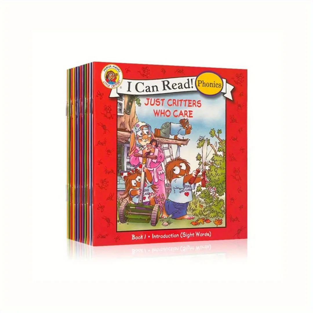 "I Can Read!" Help your child discover the joy of reading with these first Phonics Set. This 12-book collection of 7 Different Sets is designed to build strong phonics skills and boost early literacy.
