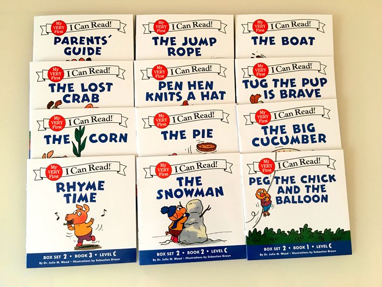 "I Can Read!" Help your child discover the joy of reading with these first Phonics Set. This 12-book collection of 7 Different Sets is designed to build strong phonics skills and boost early literacy.