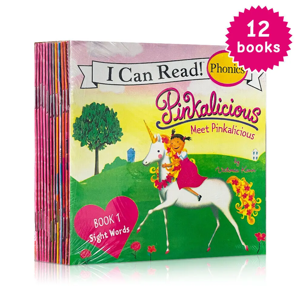 "I Can Read!" Help your child discover the joy of reading with these first Phonics Set. This 12-book collection of 7 Different Sets is designed to build strong phonics skills and boost early literacy.