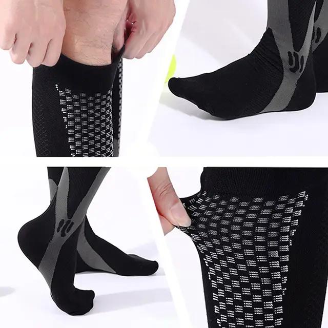 Say Goodbye To Pain with Our New Graduated Compression Socks Medical Nurses Workers Gym Hiking Cycling Diabetics Varicose Veins Sports Socks Running Football Gift Size S/M, L/XL and 2XL