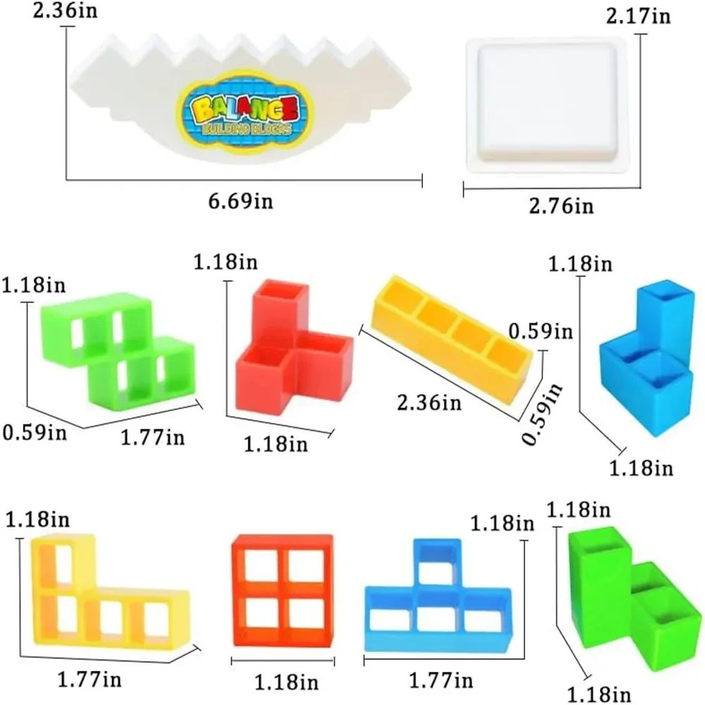 New 48 Piece Tetra Tower Game is a plug and play Game that is both challenging and Fun. Great for the whole Family - Improves your Baby,s Hand Eye Coordination Concentration Skills Set Back Resistance