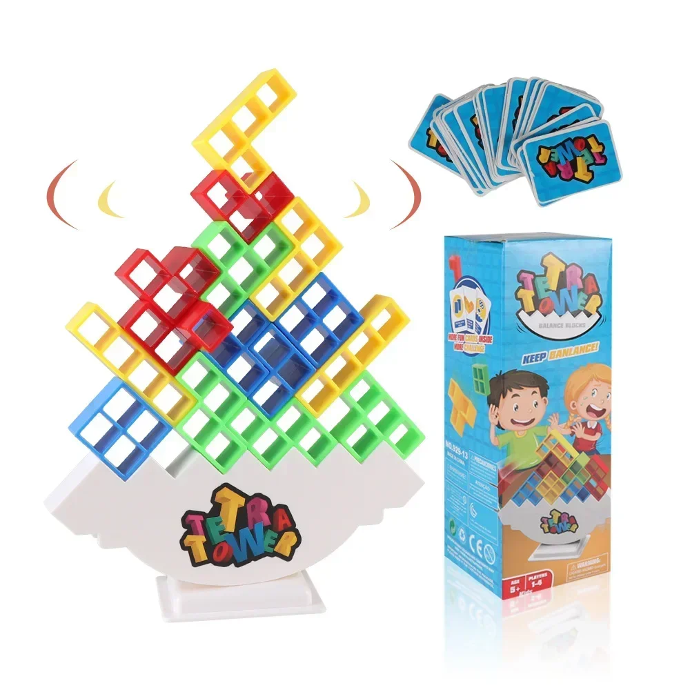 New 48 Piece Tetra Tower Game is a plug and play Game that is both challenging and Fun. Great for the whole Family - Improves your Baby,s Hand Eye Coordination Concentration Skills Set Back Resistance