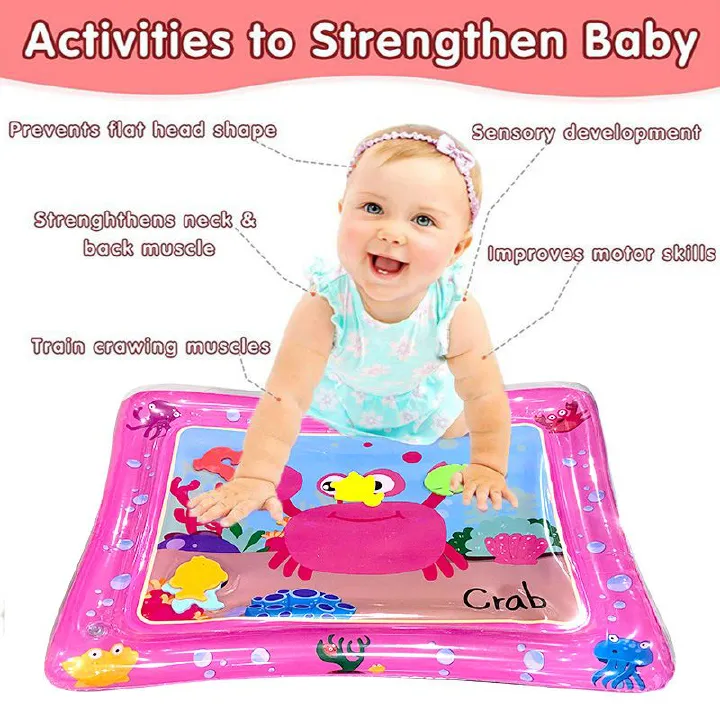 Introduce your baby to a world of sensory exploration and developmental fun with our Baby Water Play Mats! Each mat is uniquely designed to stimulate growth, improve motor skills, and ignite curiosity