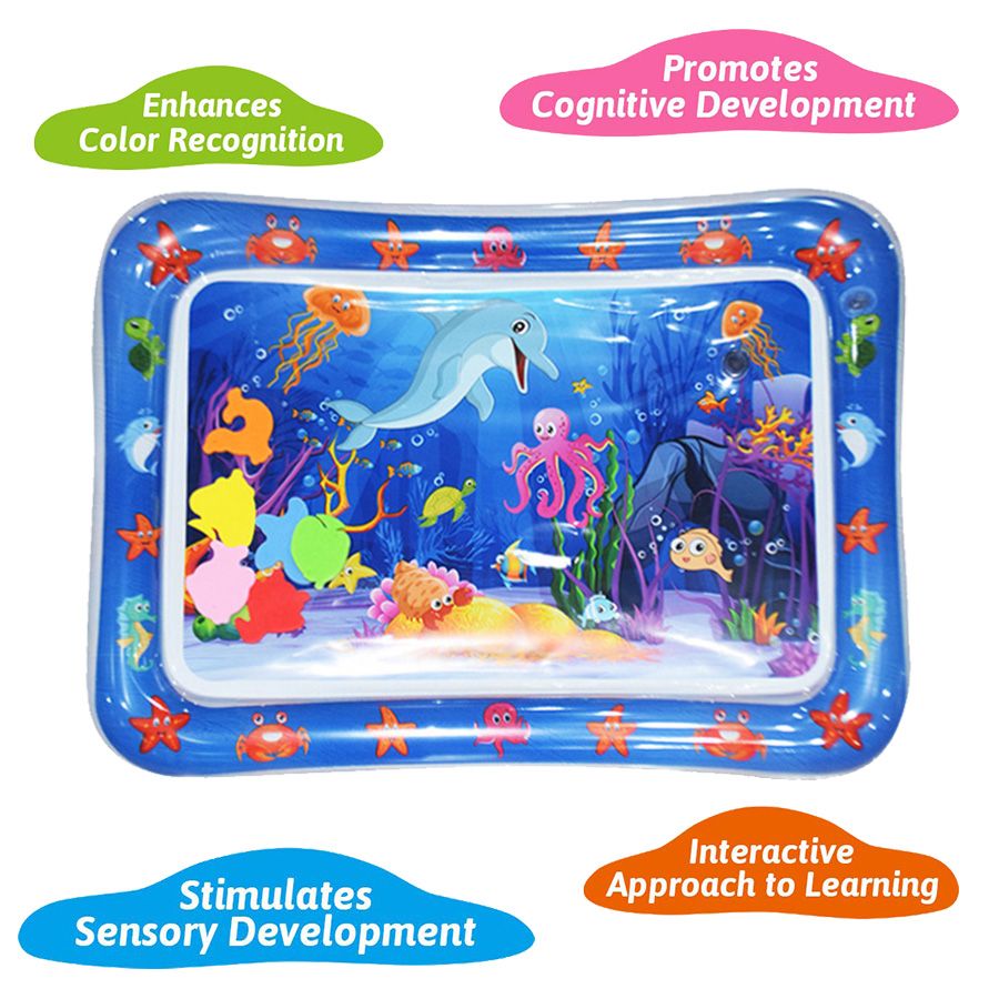 Introduce your baby to a world of sensory exploration and developmental fun with our Baby Water Play Mats! Each mat is uniquely designed to stimulate growth, improve motor skills, and ignite curiosity