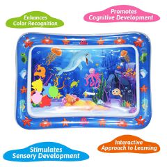 Introduce your baby to a world of sensory exploration and developmental fun with our Baby Water Play Mats! Each mat is uniquely designed to stimulate growth, improve motor skills, and ignite curiosity