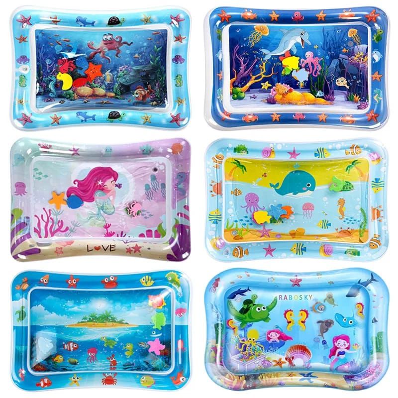 Introduce your baby to a world of sensory exploration and developmental fun with our Baby Water Play Mats! Each mat is uniquely designed to stimulate growth, improve motor skills, and ignite curiosity