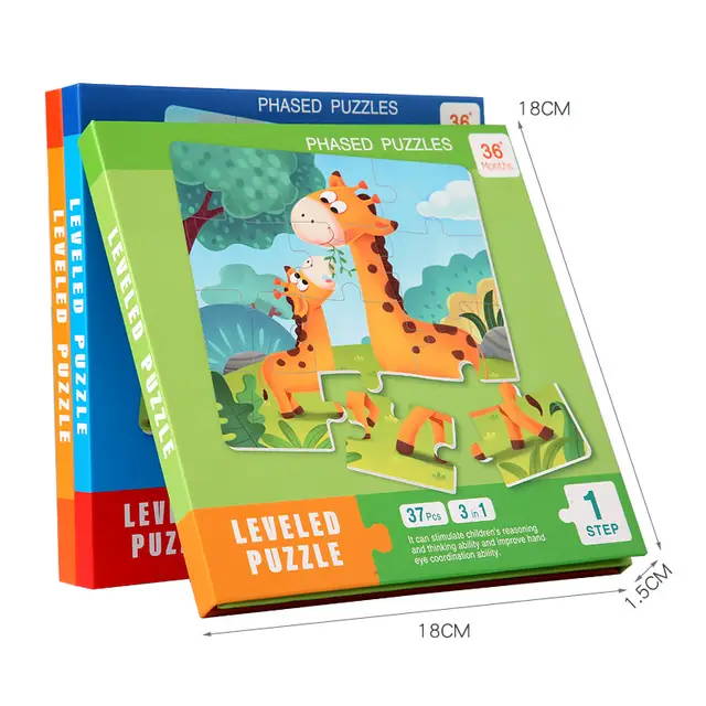 Keep little hands busy and minds sharp with our 3 IN 1 Portable MAGNETIC JIGSAW Puzzle Sets! Designed for kids aged 3+, this set includes 3 engaging PHASED Puzzles—perfect for building skills