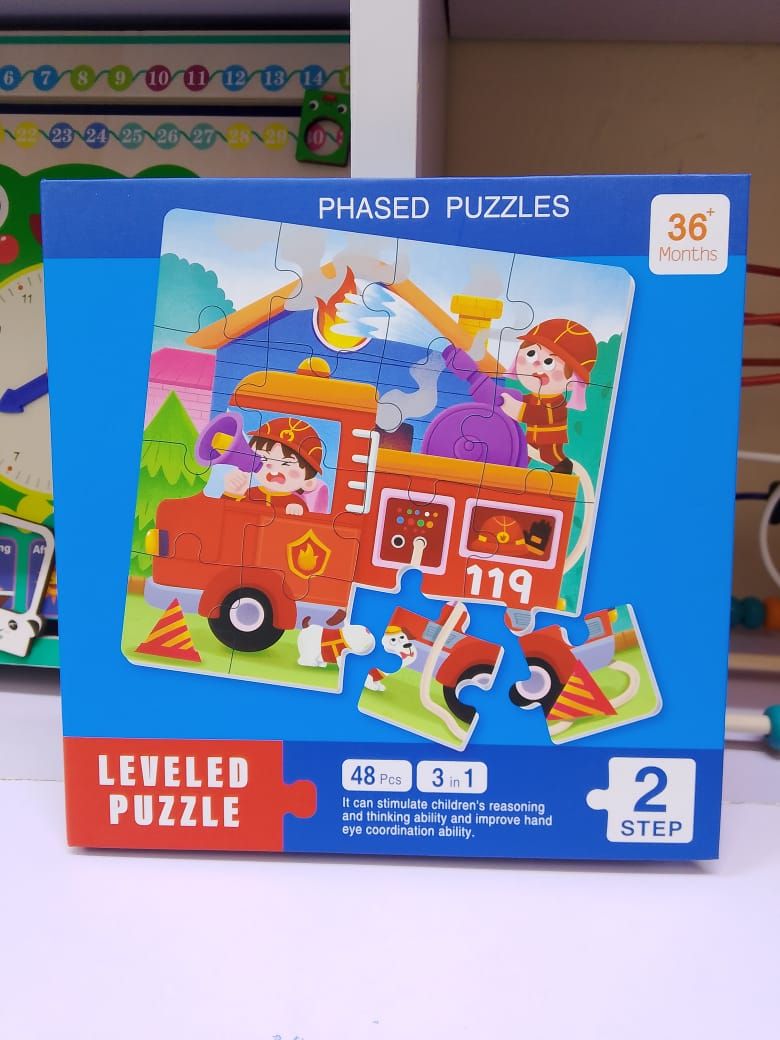 Keep little hands busy and minds sharp with our 3 IN 1 Portable MAGNETIC JIGSAW Puzzle Sets! Designed for kids aged 3+, this set includes 3 engaging PHASED Puzzles—perfect for building skills