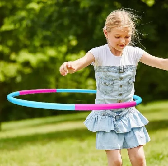 Get ready for endless fun and active play with our amazing Grow-With-Me Detachable Fun Hoop! 

This isn't just any hula hoop – it's designed to fit everyone, from little kids to bigger kids.