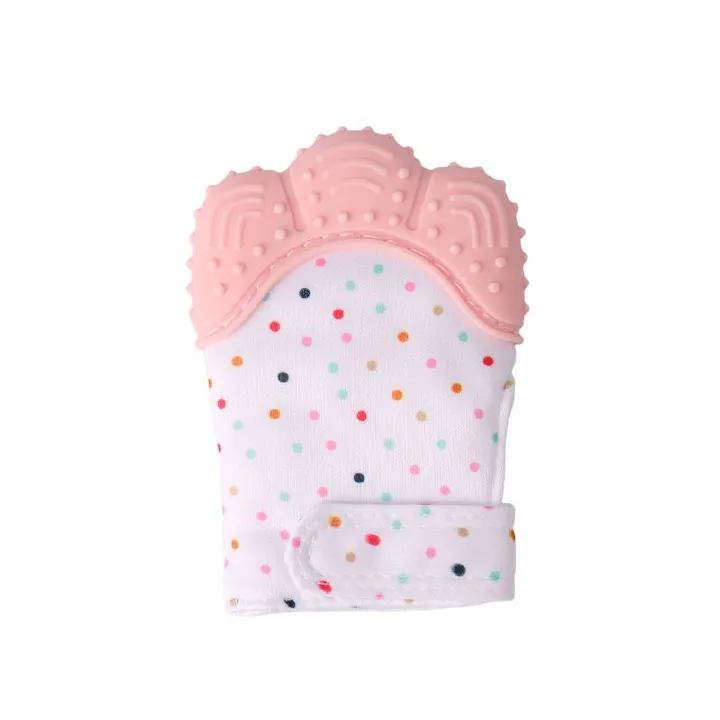 Baby Silicone Teething Glove – Soothing Relief. Let your little one teethe in comfort and joy with our Baby Silicone Teething Glove – the perfect blend of safety, softness, and sensory fun 0-12 Months