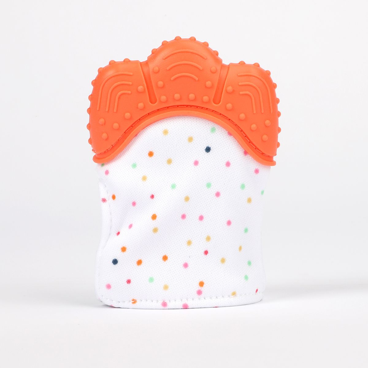 Baby Silicone Teething Glove – Soothing Relief. Let your little one teethe in comfort and joy with our Baby Silicone Teething Glove – the perfect blend of safety, softness, and sensory fun 0-12 Months