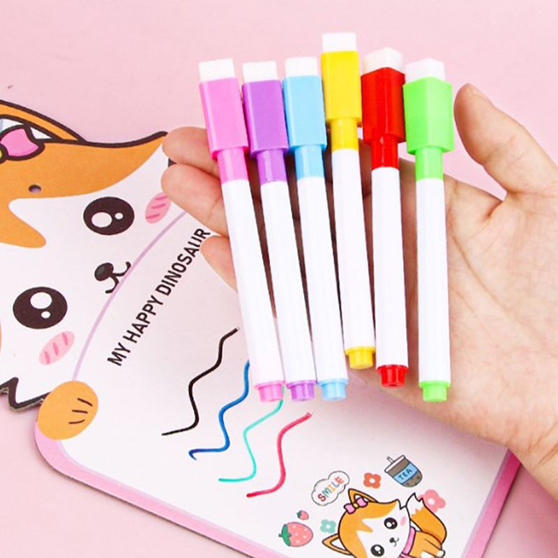 8-Pack Magnetic Dry Erase Whiteboard Markers with Eraser Caps – Vibrant Colors, Low Odor, Non-Toxic