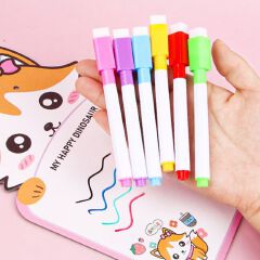 8-Pack Magnetic Dry Erase Whiteboard Markers with Eraser Caps – Vibrant Colors, Low Odor, Non-Toxic