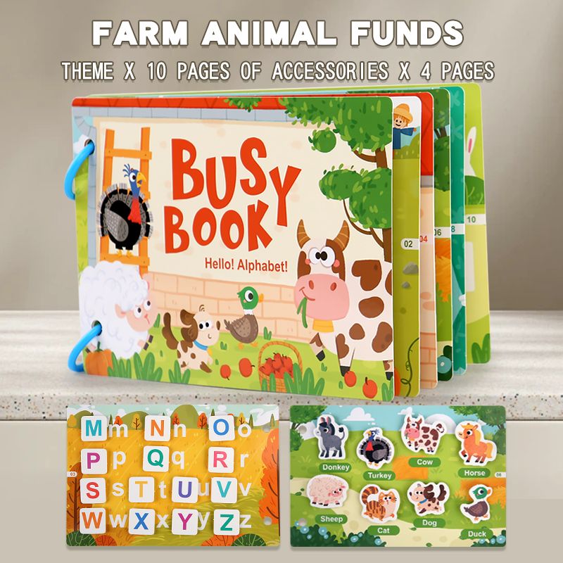 Make learning fun, hands-on, and mess-free with our Reusable Velcro Busy Books – the perfect blend of play and education for curious little minds 3+Yrs
Perfect for travel, quiet play, or classroom use