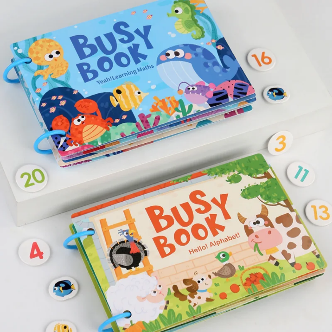 Make learning fun, hands-on, and mess-free with our Reusable Velcro Busy Books – the perfect blend of play and education for curious little minds 3+Yrs
Perfect for travel, quiet play, or classroom use