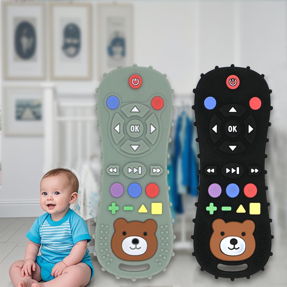 Soothe your little one’s sore gums with a playful twist! Our Baby Silicone Remote Control Teether Toy is designed to captivate and comfort teething babies who just love to grab the family remote.