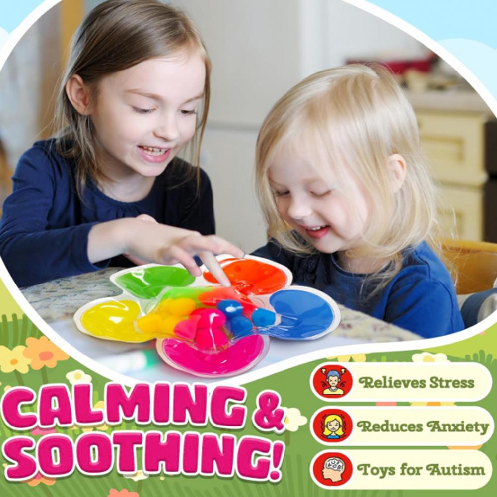 Montessori Color Sorting & Sensory Toy – Educational Toddler Learning Game & Stress Relief Fidget for Adults.