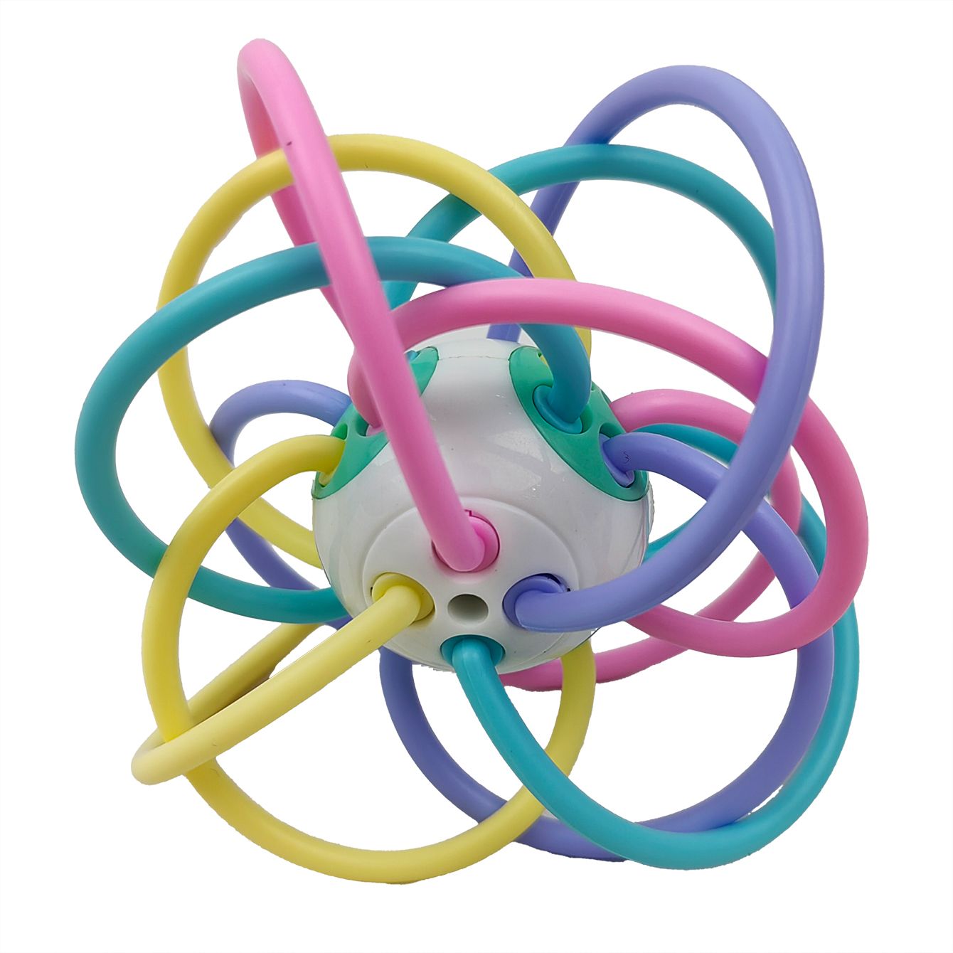 Manhattan Sensory Teether Ball – BPA-Free Baby Grasping, Teething & Developmental Toy (3+ Months)
